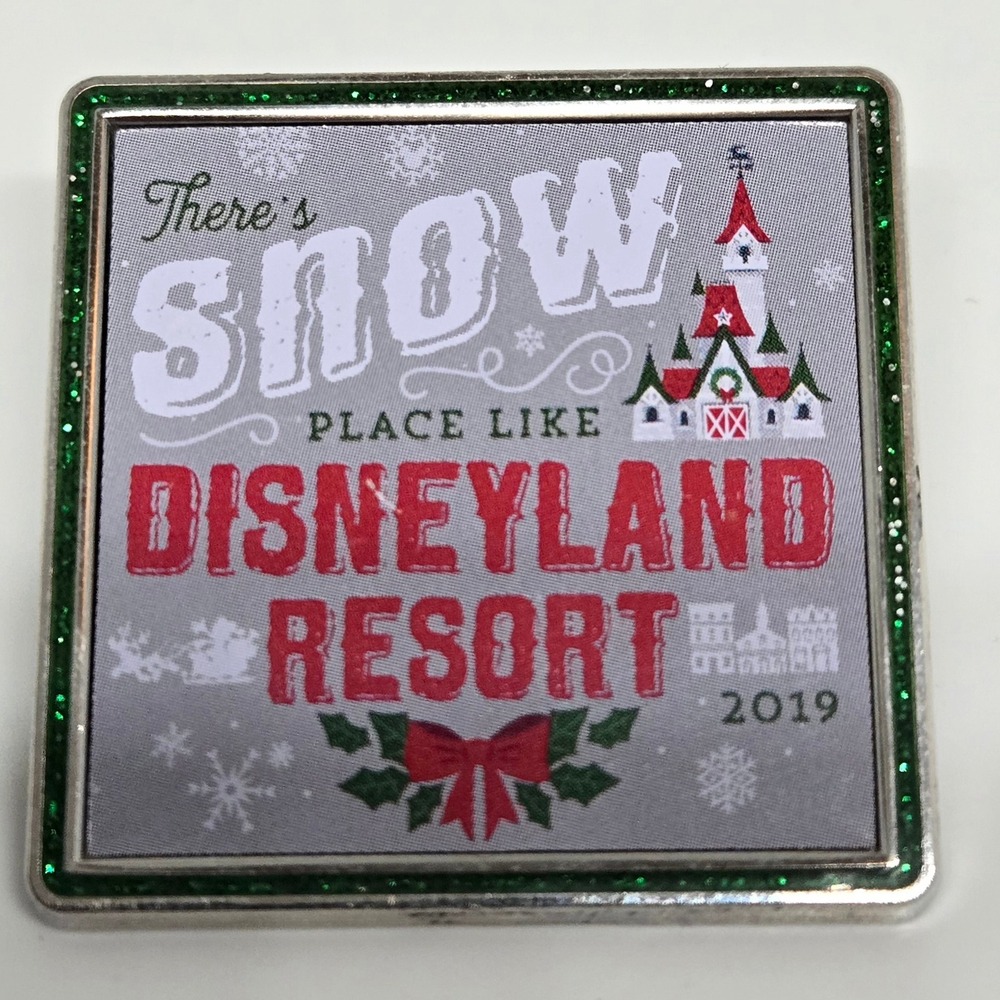There's Snow Place LIke Disneyland Resort 2019 1.25" Pin (FAC-046730-19315)